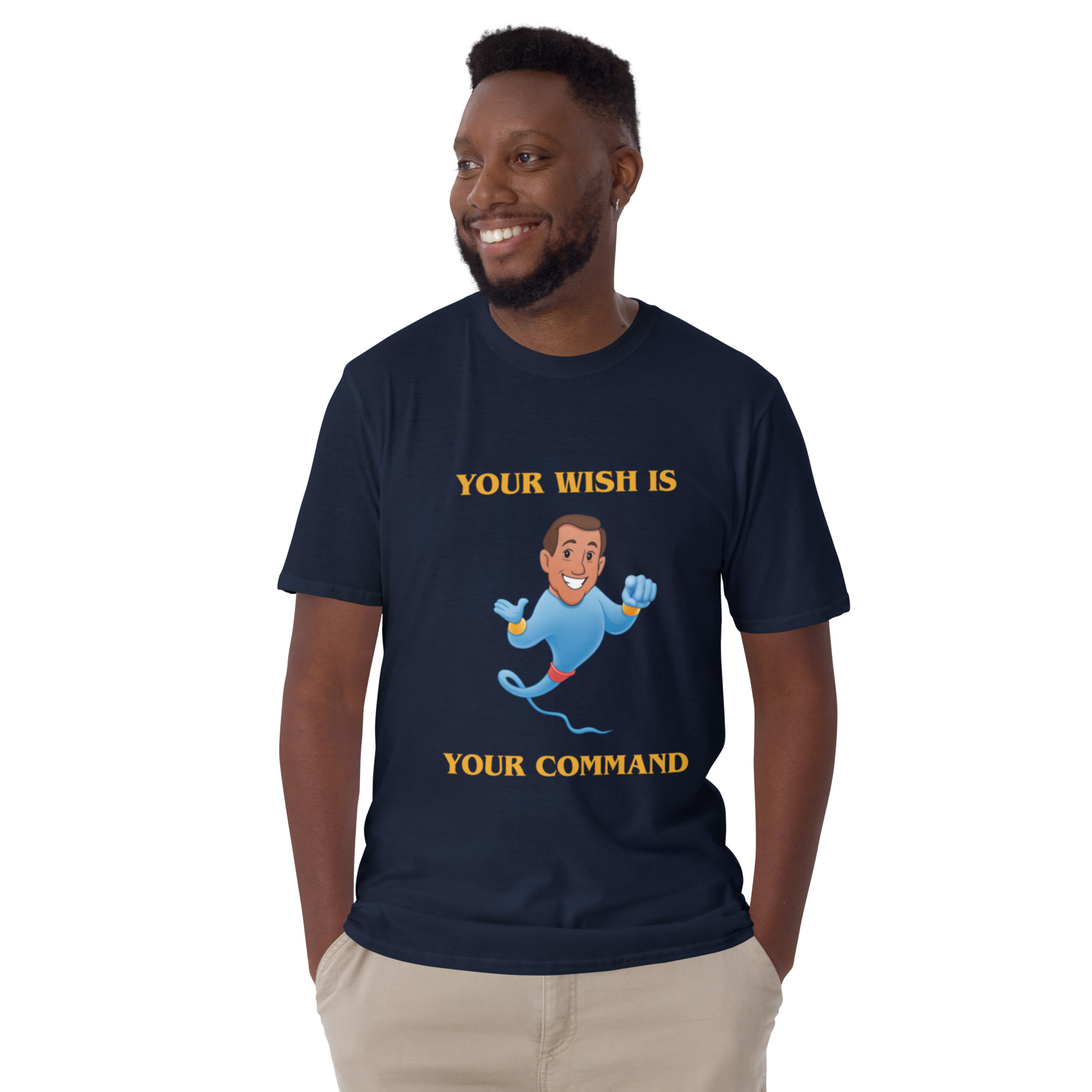 Kevin Trudeau Genie T-Shirt – Unisex Law of Attraction 100% Cotton Tee | Your Wish is Your Command Clothes - Image 3