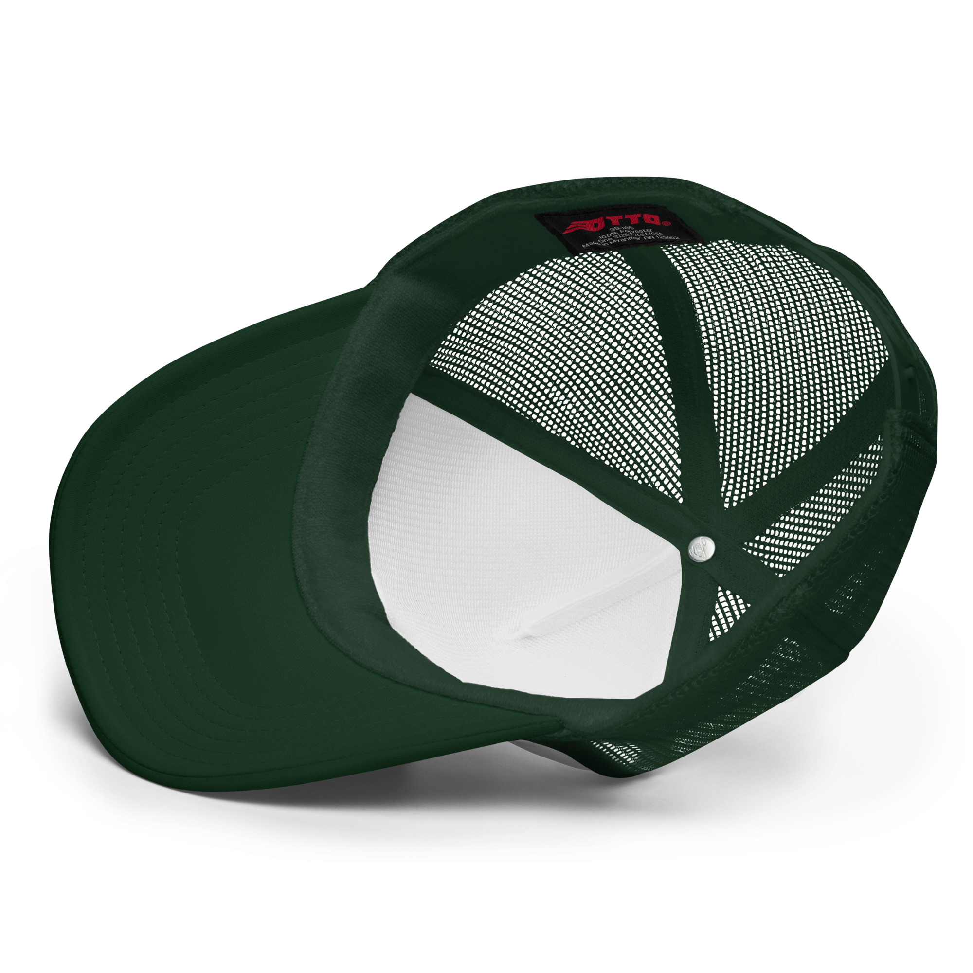 Meditation Foam Trucker Cap – Unisex Meditate Medication Hat | Spiritual Clothes (Black Text) - Image 12