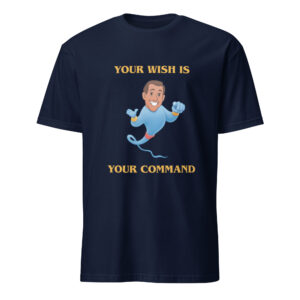 Kevin Trudeau Genie T-Shirt – Unisex Law of Attraction 100% Cotton Tee | Your Wish is Your Command Clothes